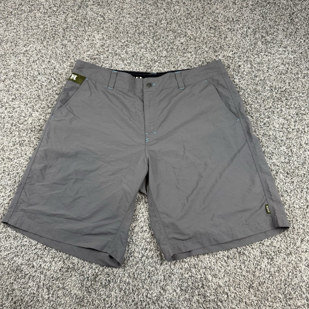 Howler Brothers Horizon Hybrid Shorts Mens 38 Gray Nylon Quick Dry Fishing
